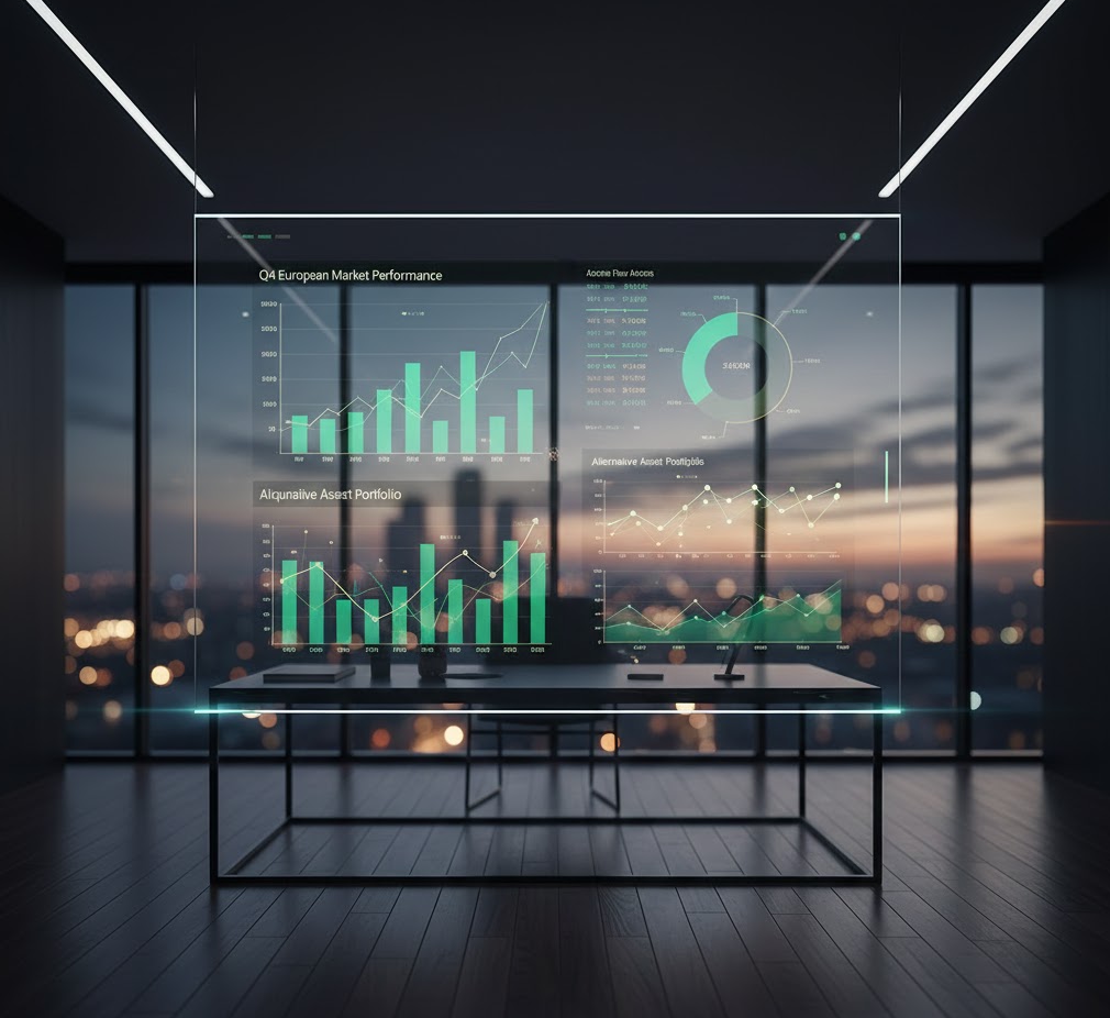 Arquitectura financiera moderna y sofisticada